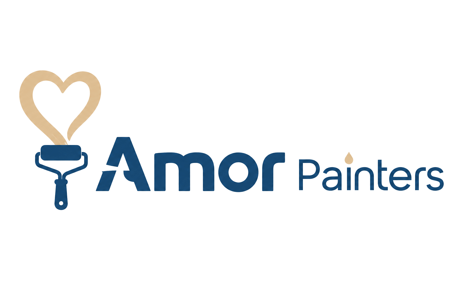 amor painters logo upscaled transparent
